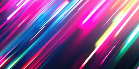 Fototapeta premium Stock Image: Vivid Abstract Rainbow