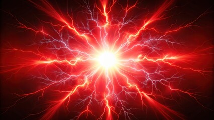Glowing electric red flash isolated on background, electric, red, flash, glowing, isolated,abstract, vibrant, bright