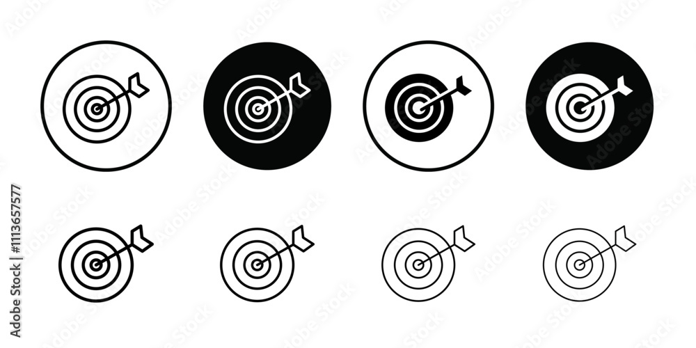 Poster darts icon Outline vector for web ui