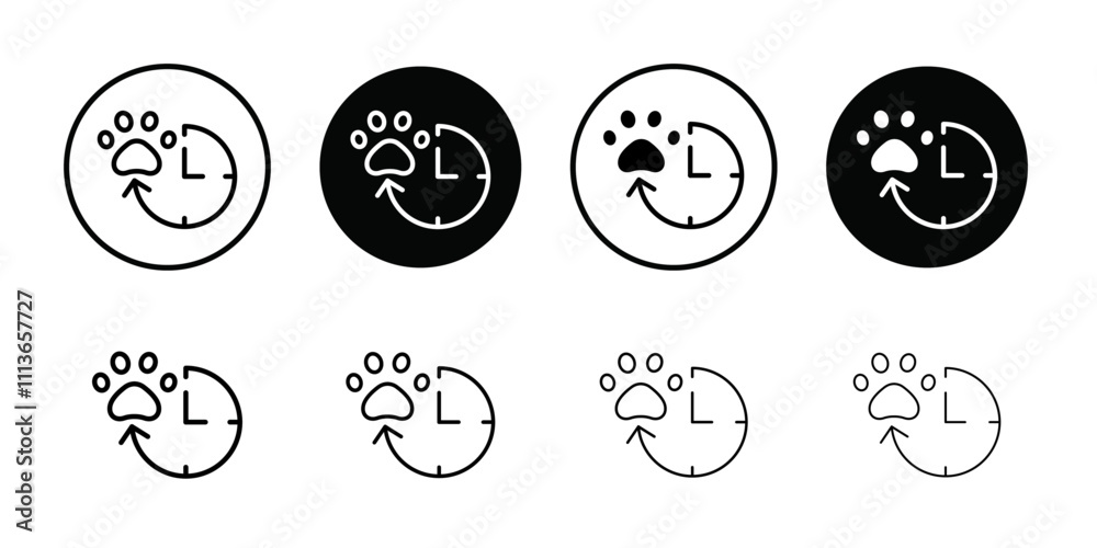 Poster dog competition icon outline vector for web ui