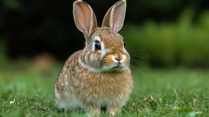 Fototapeta premium a close up of a rabbit
