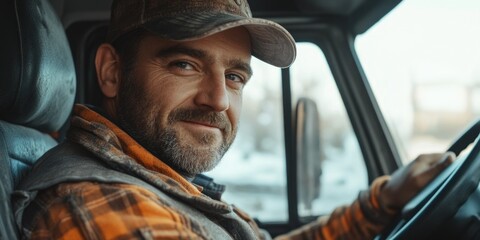 Hardworking Truck Driver