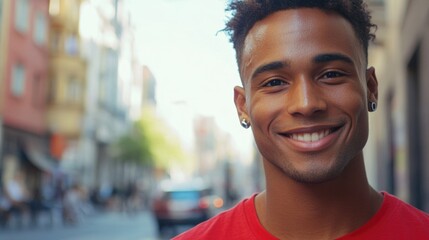 Smiling Man Advertisement