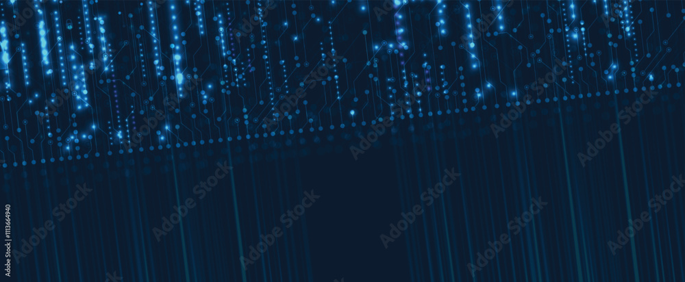Poster abstract futuristic technology concept network background. vector art.