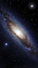 Fototapeta premium The Mysterious Spiral of Galaxies