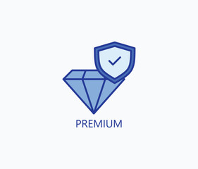 Premium vector, icon or logo sign symbol illustration 