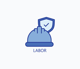 Labor vector, icon or logo sign symbol illustration 