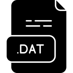 Fototapeta premium DAT Icon