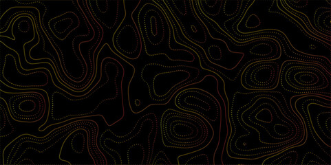 Abstract design with black and white abstract papercut and multi-layer cutout geometric pattern on vector Topographic canyon geometric map relief texture with curved layers beautiful design.	
