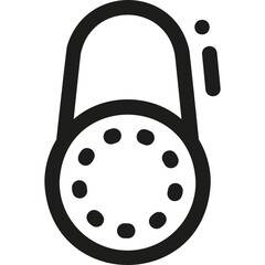 Bag tags displayed with a variety of designs and styles representing different themes and colors for organization and identification