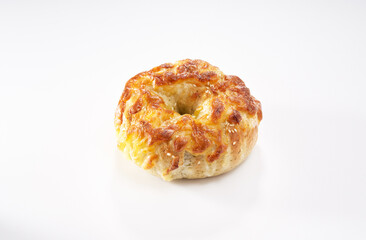 Delicious grilled cheese bagel bread