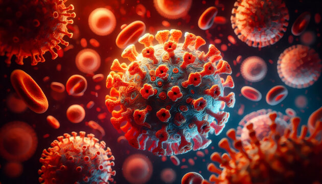 Mutant virus cells, influenza pandemic, realistic