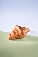 Crispy and delicious French croissant