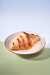 Crispy and delicious French croissant