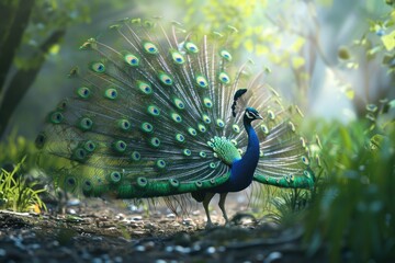 Peacock tail  Peacock tail