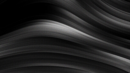 Dark black and white grainy background, noisy gray texture header banner design element