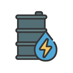 Oil icon symbol vector image Illustration
