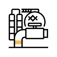 Oil icon symbol vector image Illustration
