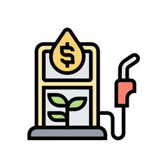 Oil icon symbol vector image Illustration
