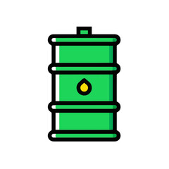 Oil icon symbol vector image Illustration
