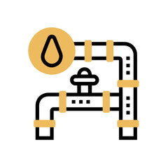 Oil icon symbol vector image Illustration
