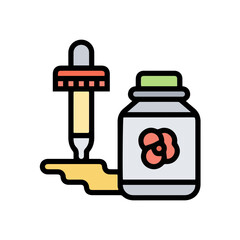 Oil icon symbol vector image Illustration

