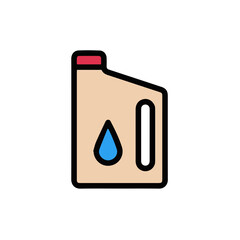 Oil icon symbol vector image Illustration
