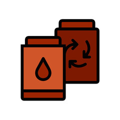 Oil icon symbol vector image Illustration
