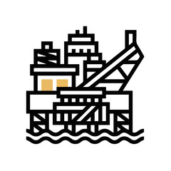 Oil icon symbol vector image Illustration
