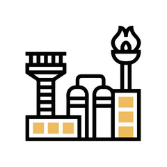 Oil icon symbol vector image Illustration
