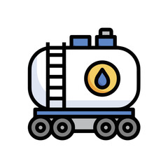 Oil icon symbol vector image Illustration
