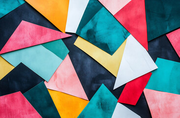 Vibrant abstract paper design