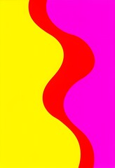 pop art background in yellow, pink and red