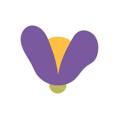 Colorful Floral Abstract Shapes Vector - 09