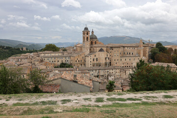 Obraz premium View of the city of Urbino. Marche, Italy