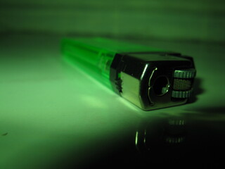 close up of gas lighter