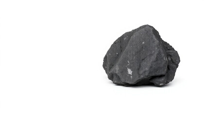 Obraz premium PNG ULTRA HD 8K Basalt Rock – Volcanic Stone with Unique Textures, Dark Coloration, and Fine Details, Isolated on Neutral Background, Ideal for Geology, Design, or Education