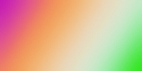 Abstract grainy gradient background in orange, teal, green, and pink with noise texture. Perfect for poster design