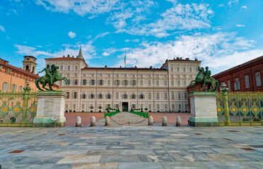 Le palais royal, Turin, Piémont, Italie
