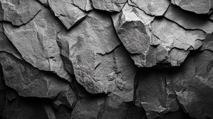 Black and White Textured Rock Surface