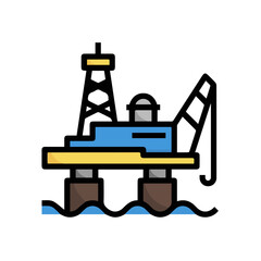 Oil icon symbol vector image Illustration
