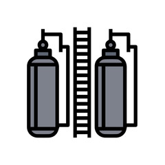 Oil icon symbol vector image Illustration
