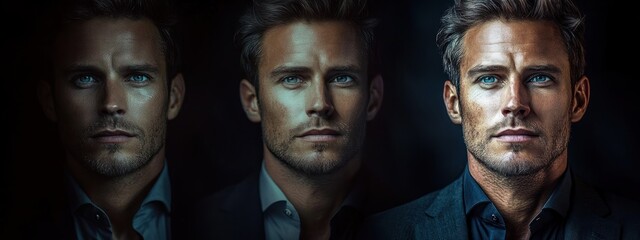 Horror skull man portrait Halloween fantasy afterlife grim reaper concept art