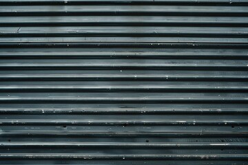 Obraz premium Automatic metal roller door for factory storage garage and warehouse.