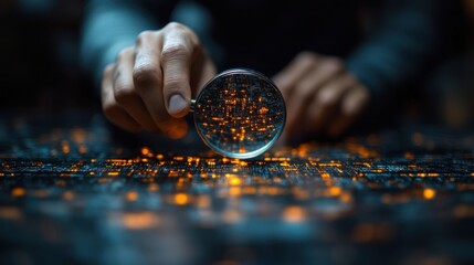 using magnifying glass focus to seo icon to analyze seo search engine optimization for promoting ranking traffic on website and optimizing your website to rank in search engine
