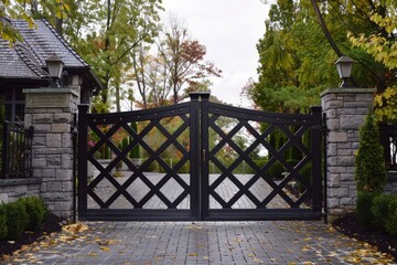 Lifting gates to the garage  Lifting gates to the garage  Lifting gates to the garage