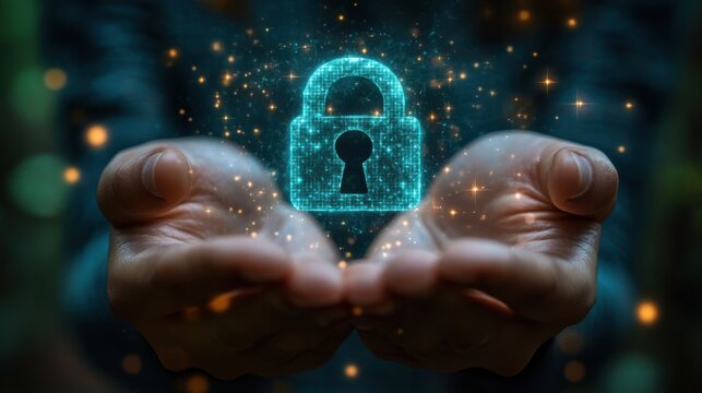 cybersecurity concept global network security technology business people protect personal information encryption with a key lock icon on the virtual interface data protection internet networ