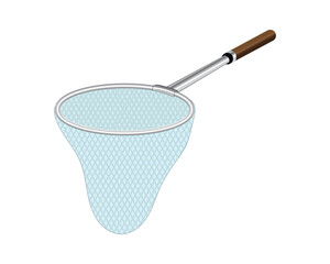 vector design of a net which is usually used to catch or net fish