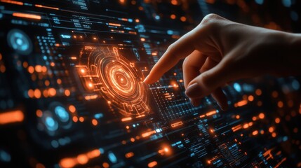 digital transformation change management internet of things new technology big data and business process strategy automate operation digitalization technology concept with progress ba