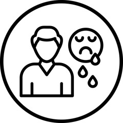 Crying Icon Style
